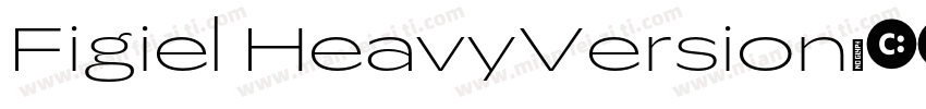 Figiel HeavyVersion字体转换